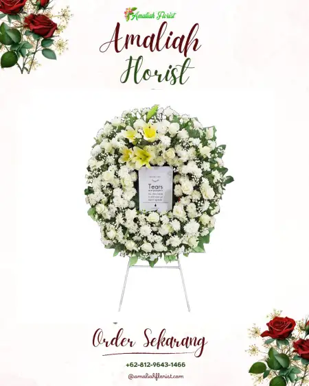 Krans Bunga Duka Mestong